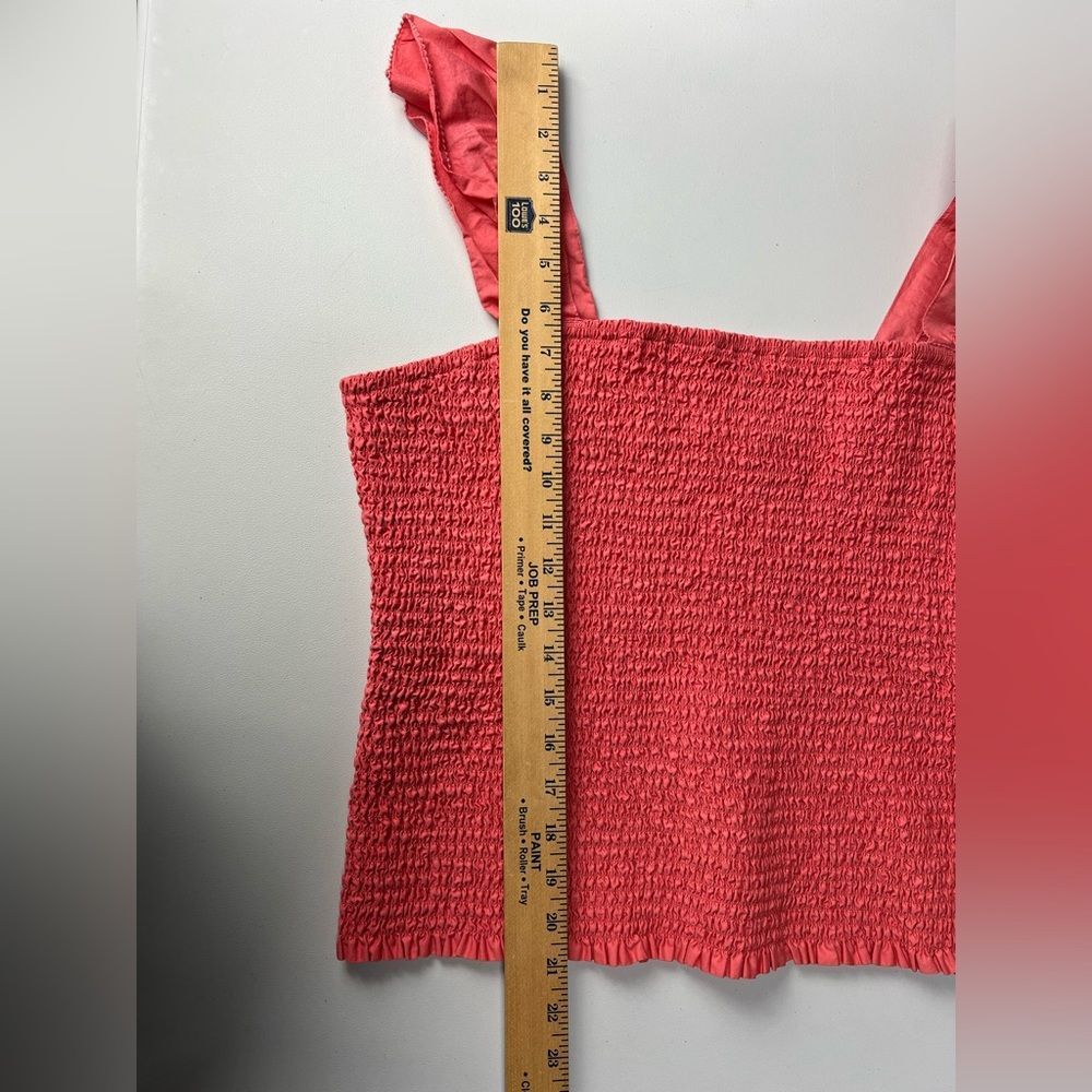 Old Navy Fully Smocked Tank Ginger Rose Pink Womens XL - Picture 7 of 7